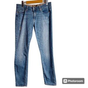 Paige Skyline Low-Rise Blue Jeans Size 30